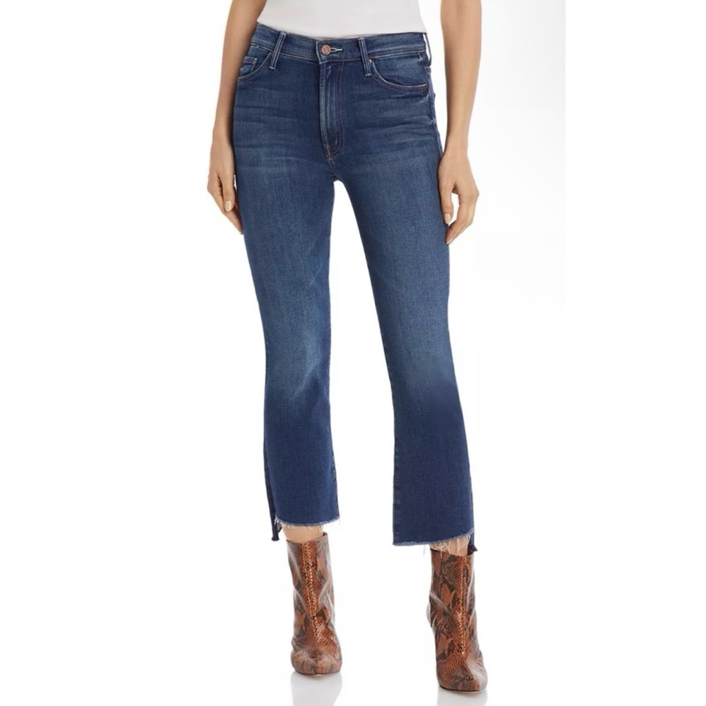 MOTHER The Insider Crop Step Fray Sweet And Sassy Jeans